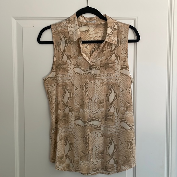 Equipment Silk Sleeveless Blouse - Picture 1 of 3